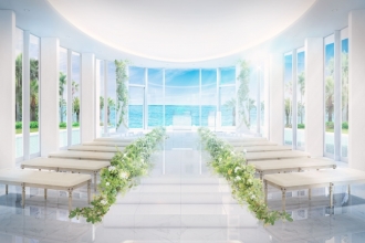 名護市の結婚式場「グラン・ブルーチャペル カヌチャベイ」がリニューアルオープン！