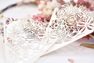 結婚式に相応しい＜花束みたいなおしゃれなフェイスシールド＞が新登場